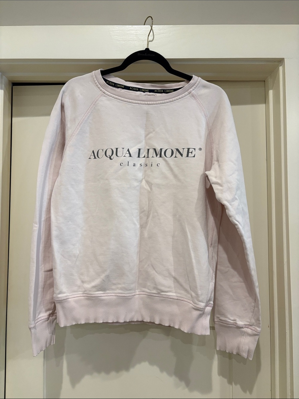 Classic Women's Light Pink Crewneck Sweatshirt